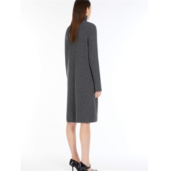 Max Mara Studio Ebridi Strikkjole, Medium Grey Melange 